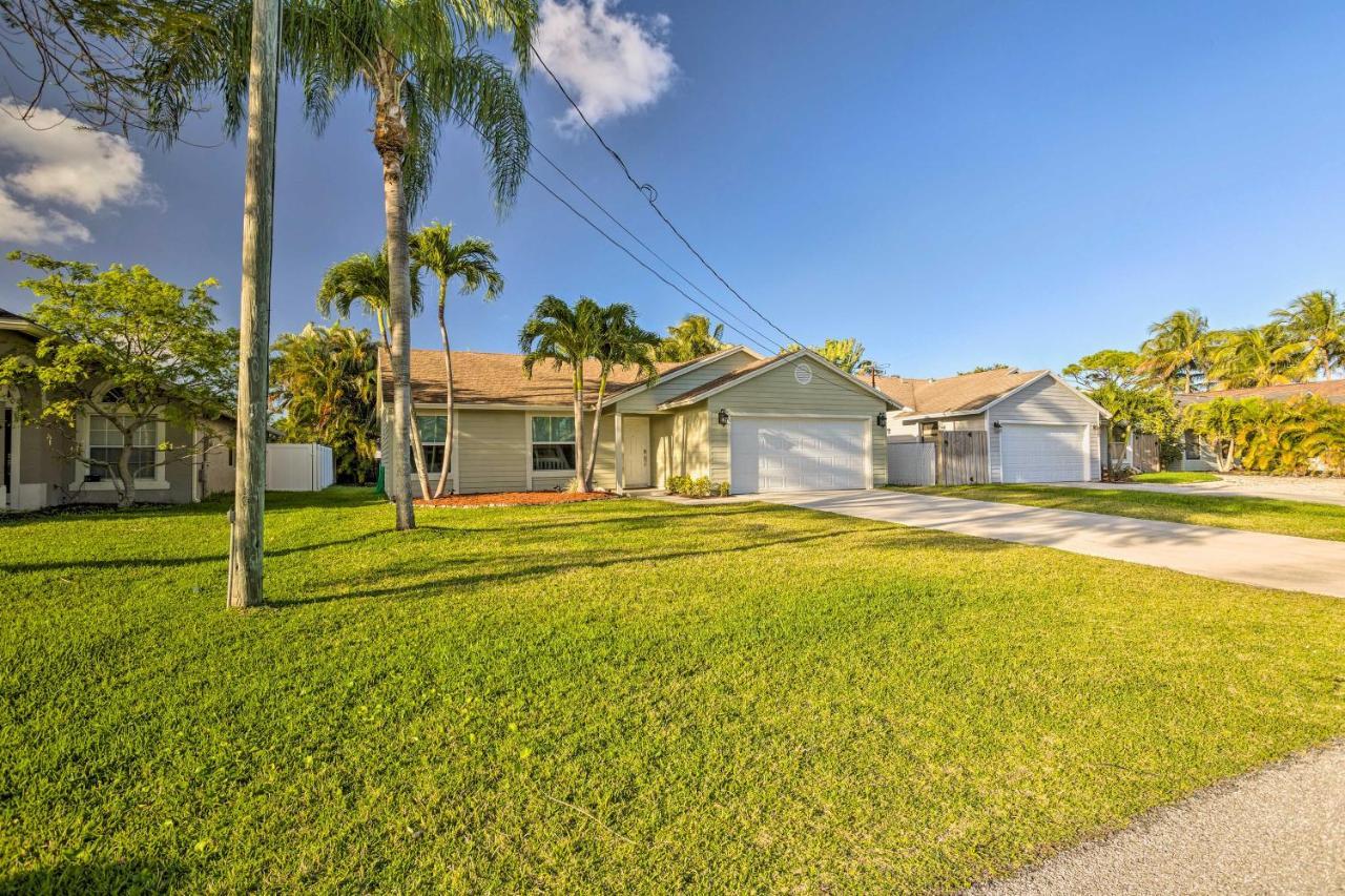 Jupiter Home With Patio And Grill About 6 Mi To Beach! Exterior photo